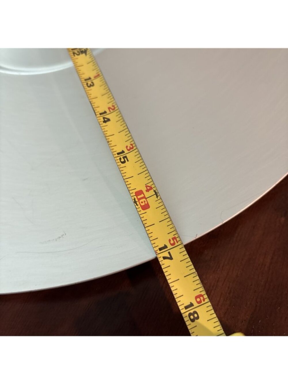 MCM Mirro Medallion Atomic Starburst Round Serving Tray Wood Handles 17" USA - Picture 4 of 6